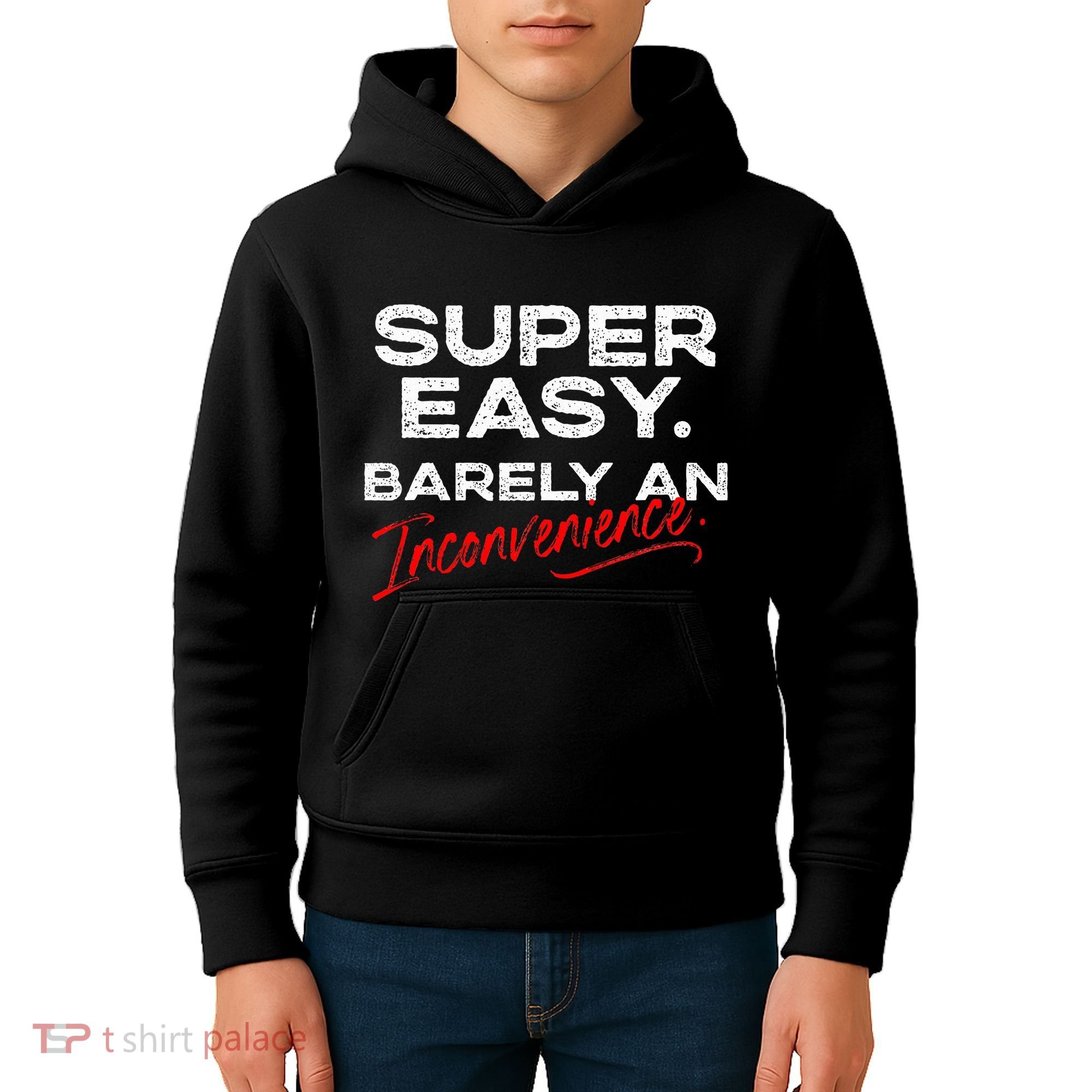Super Easy Barely An Inconvenience Funny Pitch Meeting Kids Hoodie