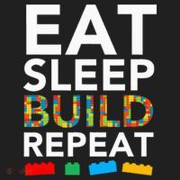Sleep Eat Build Repeat Building Blocks Beanie thumb 2