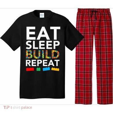 Sleep Eat Build Repeat Building Blocks Pajama Set