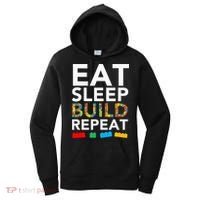 Sleep Eat Build Repeat Building Blocks Women's Hoodie thumb 0