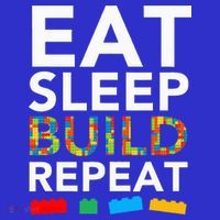Sleep Eat Build Repeat Building Blocks Tote Bag thumb 2