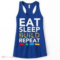 Sleep Eat Build Repeat Building Blocks Women's Tank Top thumb 0