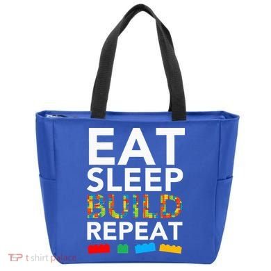 Sleep Eat Build Repeat Building Blocks Bag