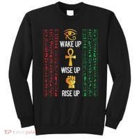Scary Egyptian Black Egypt Hyerogliphs Ankh Eye Of Horus Sweatshirt thumb 0