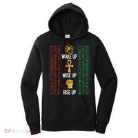 Scary Egyptian Black Egypt Hyerogliphs Ankh Eye Of Horus Women's Hoodie thumb 0