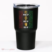 Scary Egyptian Black Egypt Hyerogliphs Ankh Eye Of Horus Tumbler thumb 0