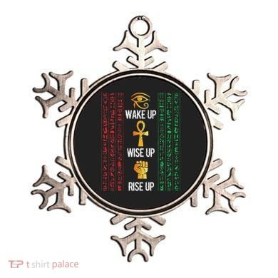 Scary Egyptian Black Egypt Hyerogliphs Ankh Eye Of Horus Ornament