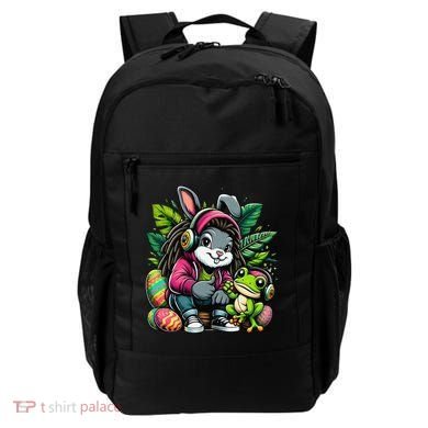 Stoned Easter Bunny With Joint 420 Marijuana Easter 420 Backpack
