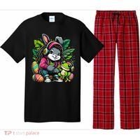 Stoned Easter Bunny With Joint 420 Marijuana Easter 420 Pajama Set thumb 0
