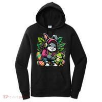 Stoned Easter Bunny With Joint 420 Marijuana Easter 420 Women's Hoodie thumb 0
