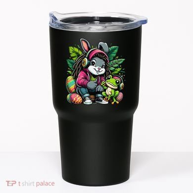 Stoned Easter Bunny With Joint 420 Marijuana Easter 420 Tumbler