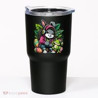 Stoned Easter Bunny With Joint 420 Marijuana Easter 420 Tumbler thumb 0