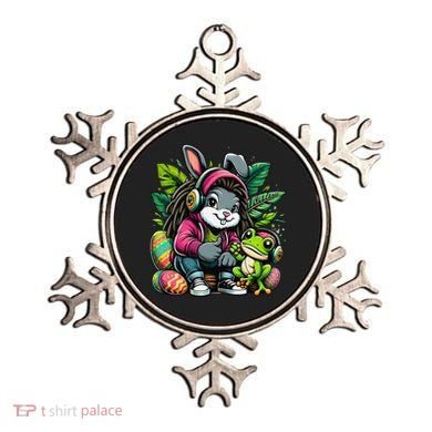 Stoned Easter Bunny With Joint 420 Marijuana Easter 420 Ornament