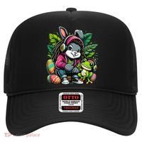 Stoned Easter Bunny With Joint 420 Marijuana Easter 420 Hat thumb 0