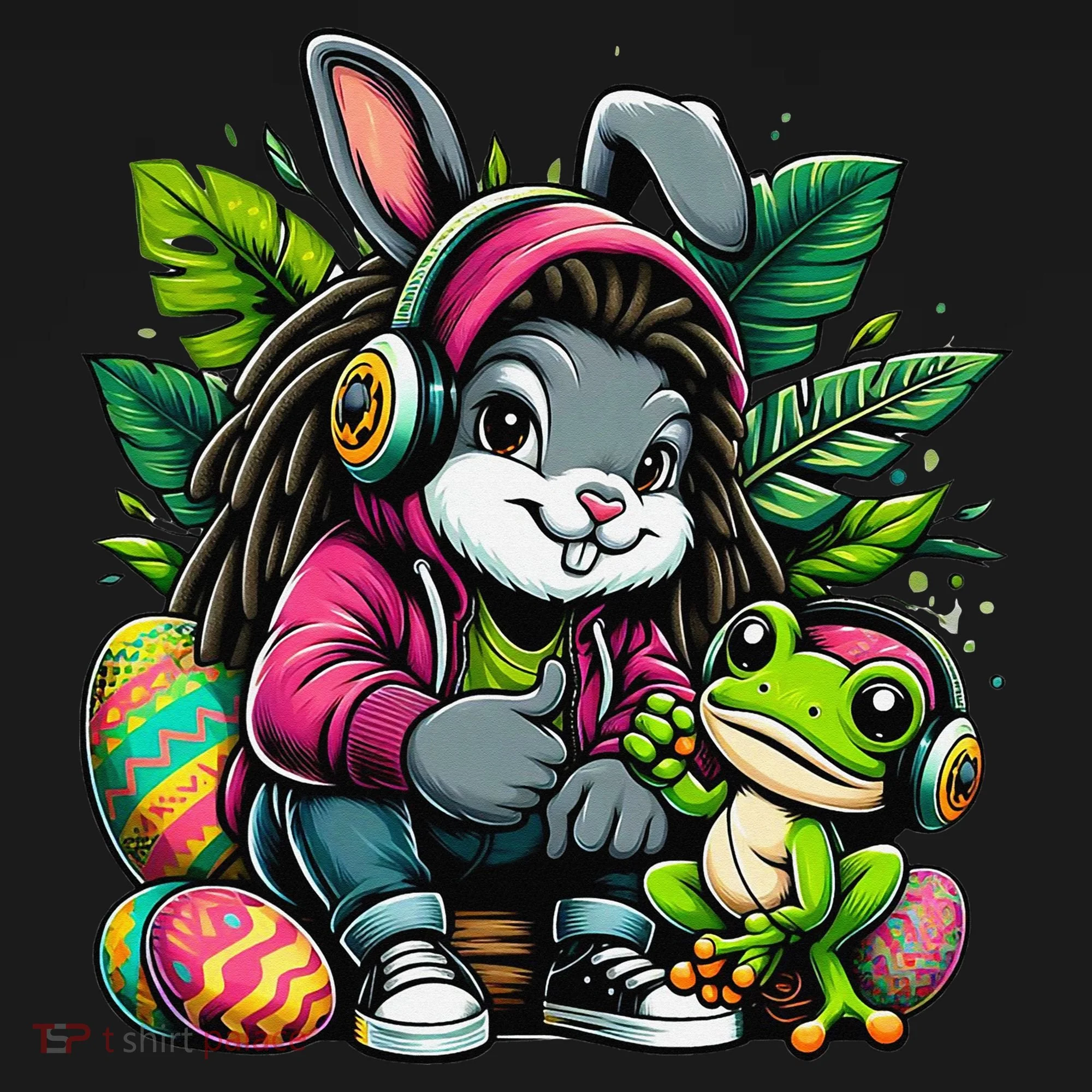 Stoned Easter Bunny With Joint 420 Marijuana Easter 420 Women's Long Sleeve Shirt