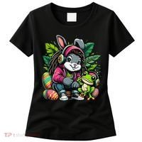 Stoned Easter Bunny With Joint 420 Marijuana Easter 420 Women's T-Shirt thumb 0