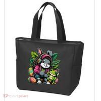 Stoned Easter Bunny With Joint 420 Marijuana Easter 420 Tote Bag thumb 3