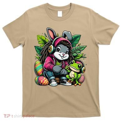 Stoned Easter Bunny With Joint 420 Marijuana Easter 420 T-Shirt
