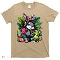 Stoned Easter Bunny With Joint 420 Marijuana Easter 420 T-Shirt thumb 0