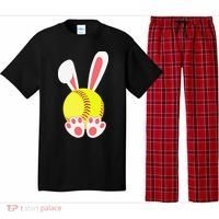 Softball Easter Bunny For Funny Pajama Set thumb 0