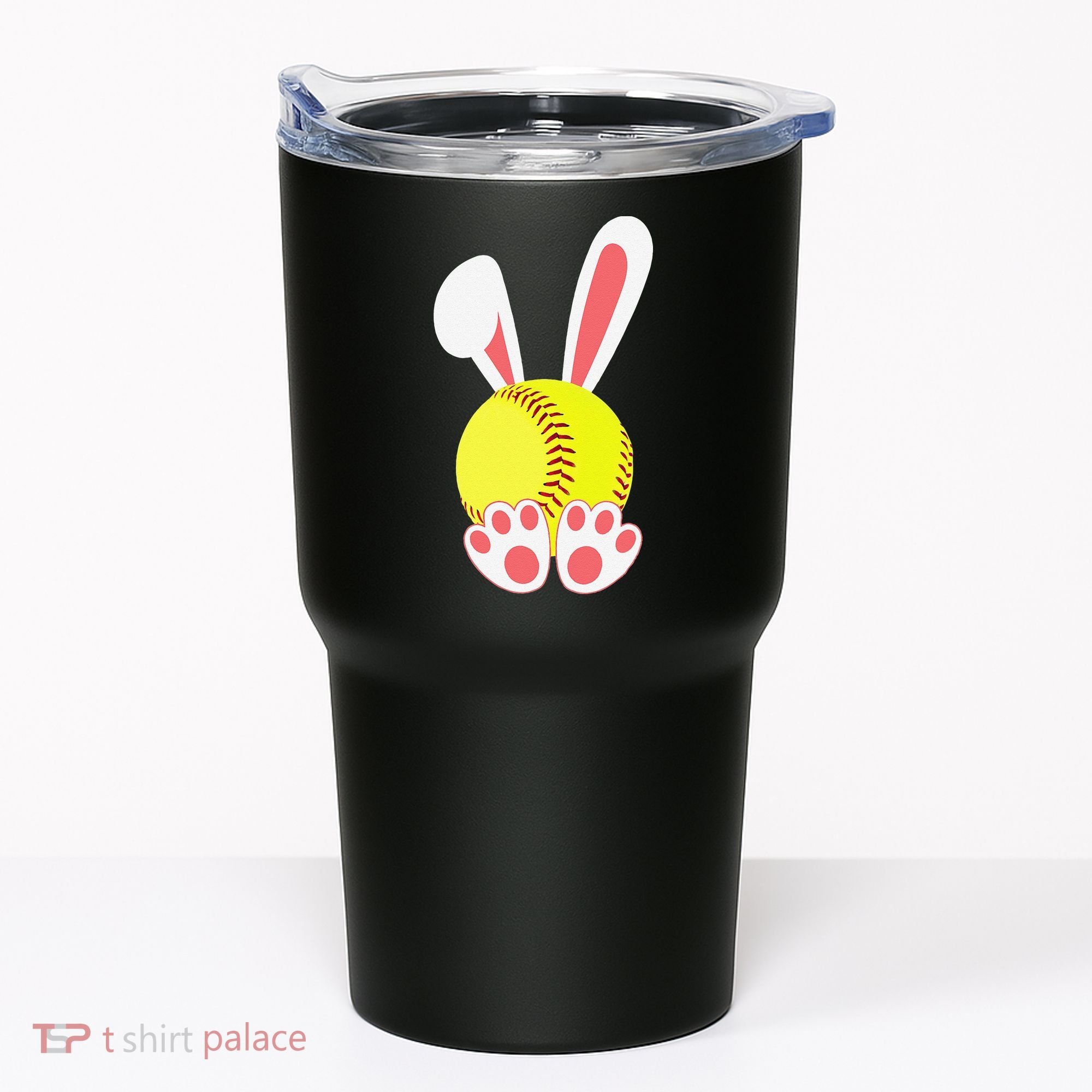 Softball Easter Bunny For Funny Tumbler