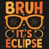 Solar Eclipse Bruh Its Eclipse Backpack thumb 2