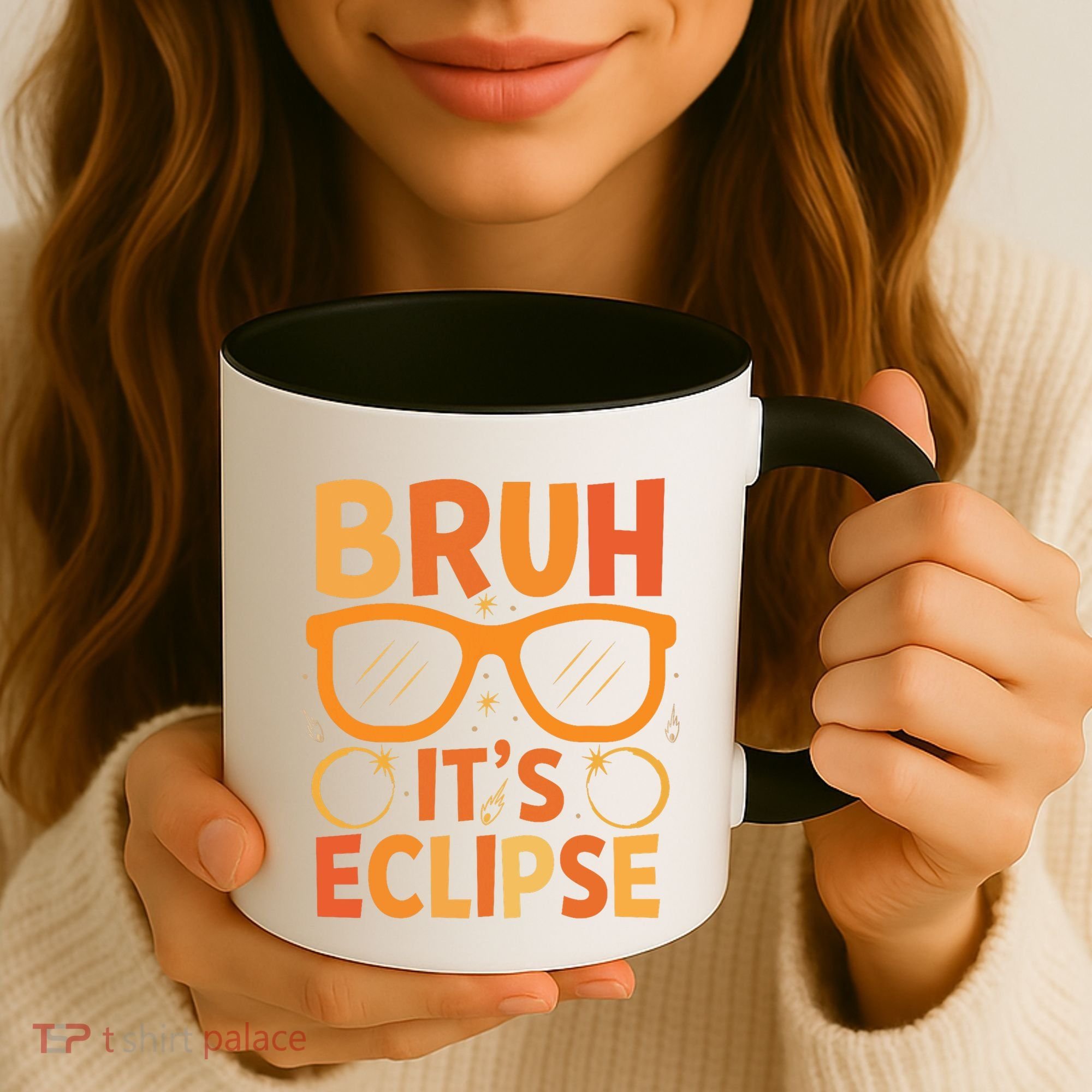 Solar Eclipse Bruh Its Eclipse Coffee Mug