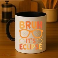 Solar Eclipse Bruh Its Eclipse Coffee Mug thumb 4