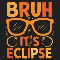 Solar Eclipse Bruh Its Eclipse Tumbler thumb 3