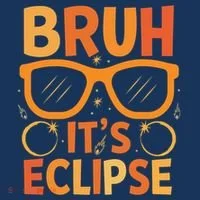 Solar Eclipse Bruh Its Eclipse Doggie Tank thumb 4