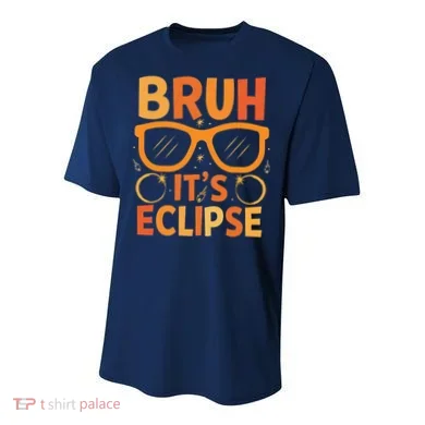 Solar Eclipse Bruh Its Eclipse Youth Performance Sprint T-Shirt