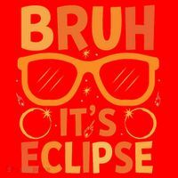 Solar Eclipse Bruh Its Eclipse Santa Hat thumb 1