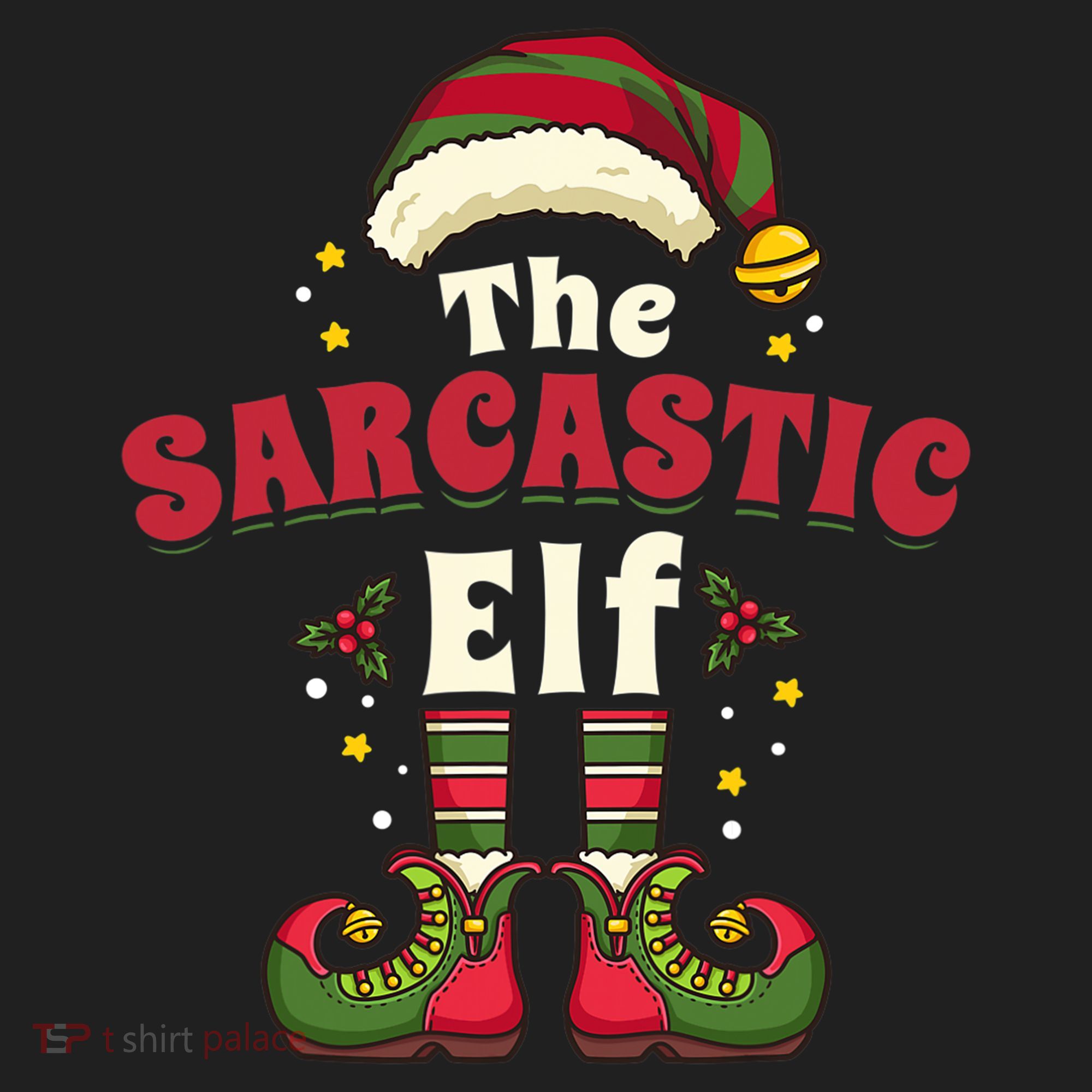 Sarcastic Elf Christmas Matching Family Women's Sweatshirt
