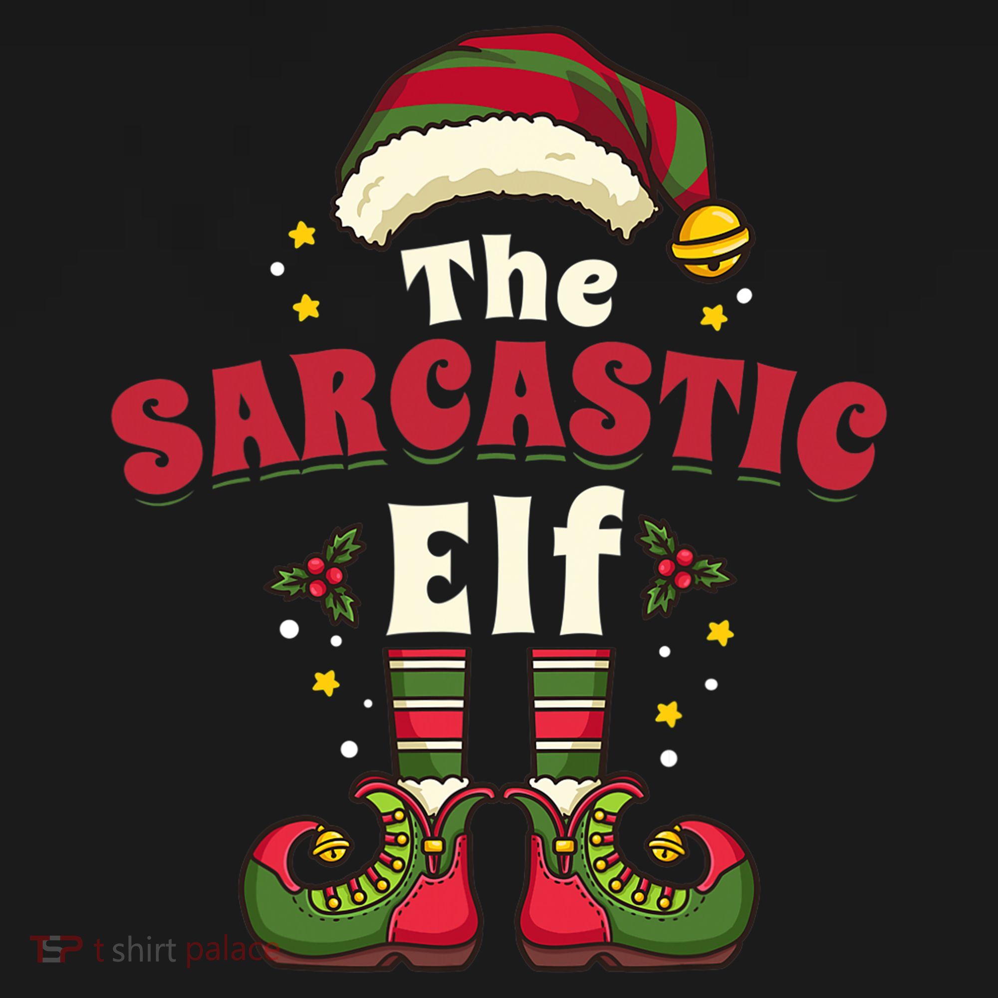 Sarcastic Elf Christmas Matching Family Women's Long Sleeve Shirt