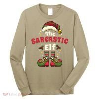 Sarcastic Elf Christmas Matching Family Long Sleeve Shirt thumb 0