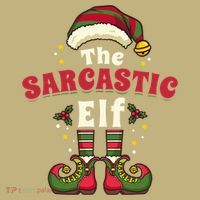 Sarcastic Elf Christmas Matching Family Polo thumb 2