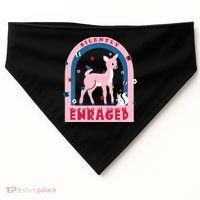 Silently Enraged Christmas Holidays Casual USA-Made Doggie Bandana thumb 0