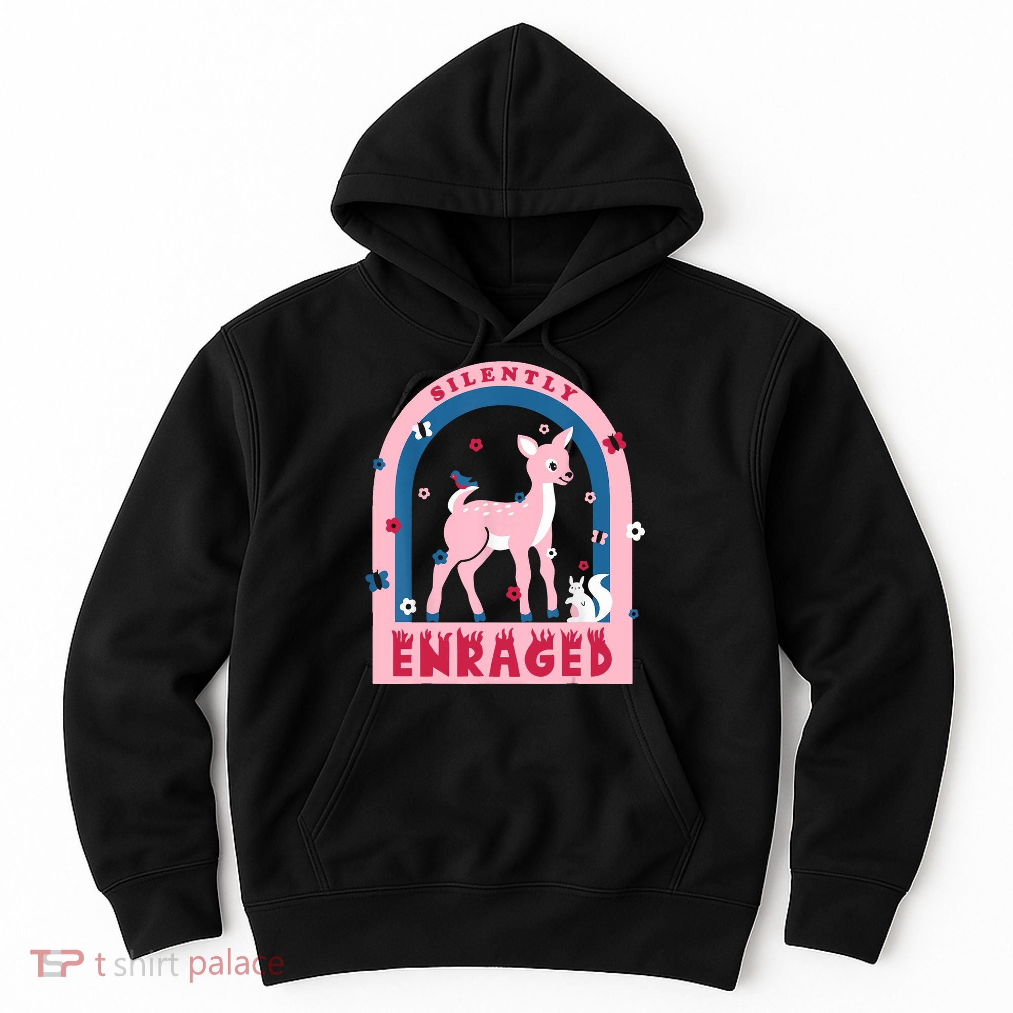 Silently Enraged Christmas Holidays Casual Hoodie