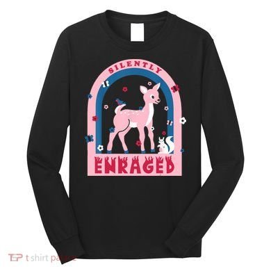 Silently Enraged Christmas Holidays Casual Long Sleeve Shirt