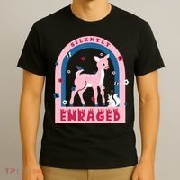 Silently Enraged Christmas Holidays Casual T-Shirt thumb 3