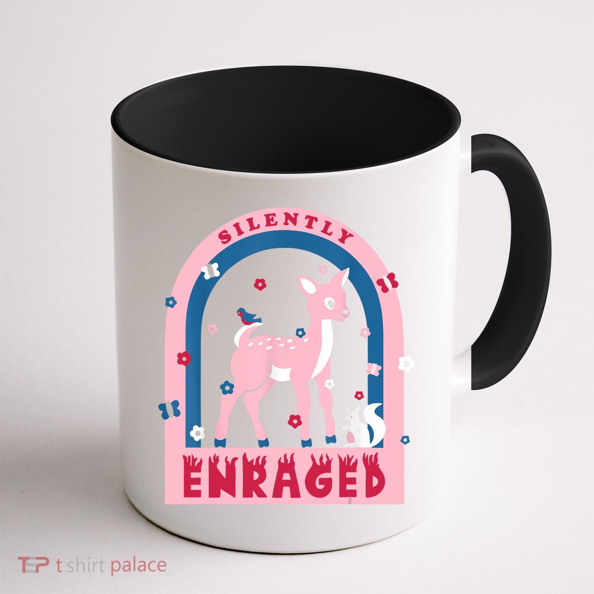 Silently Enraged Christmas Holidays Casual Coffee Mug