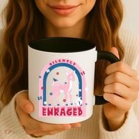 Silently Enraged Christmas Holidays Casual Coffee Mug thumb 3