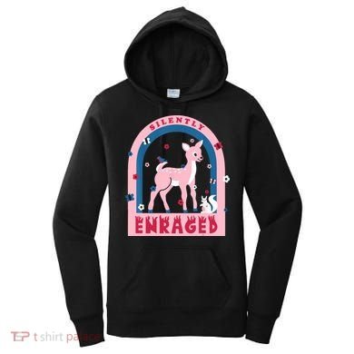Silently Enraged Christmas Holidays Casual Women's Hoodie