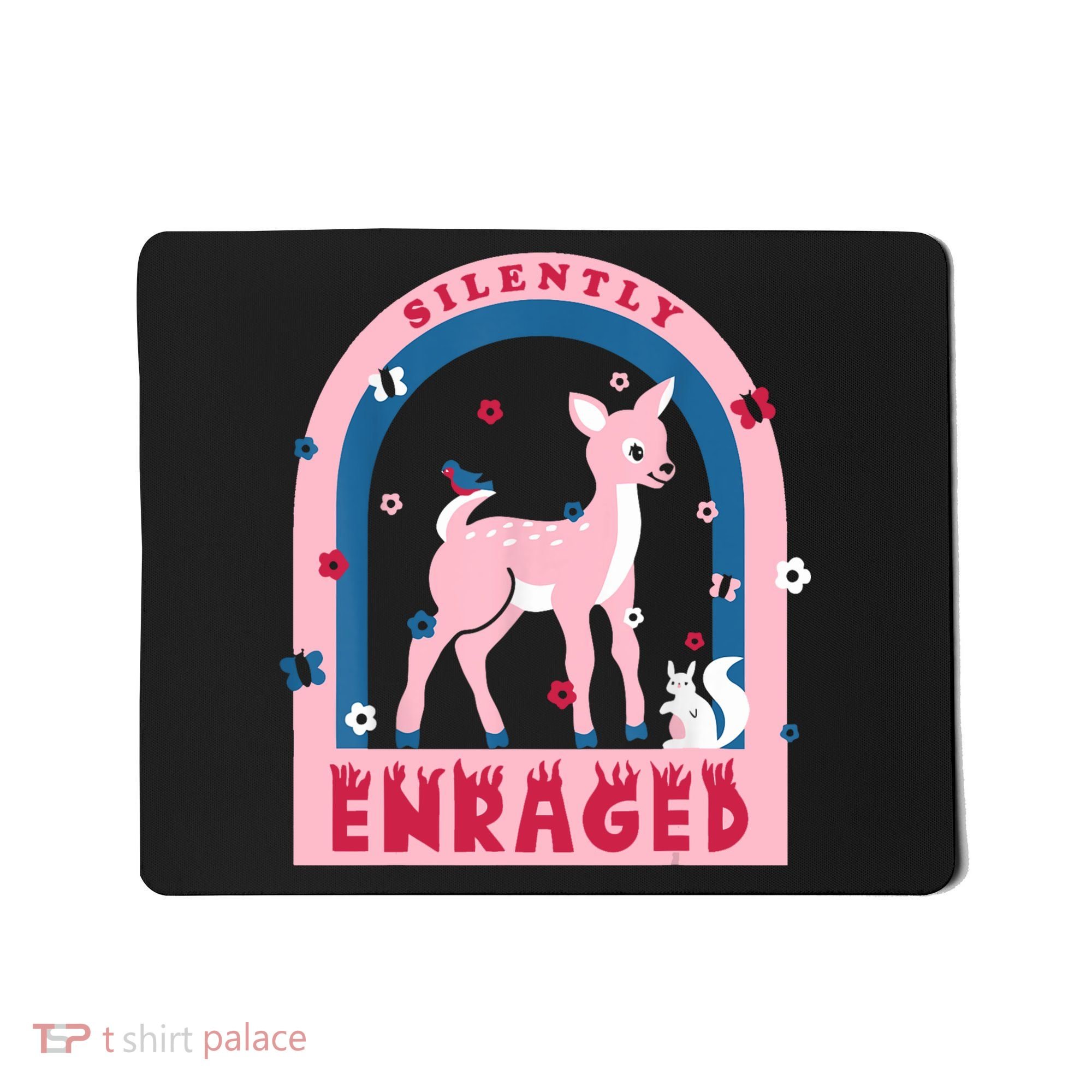 Silently Enraged Christmas Holidays Casual Mousepad