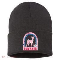 Silently Enraged Christmas Holidays Casual Sustainable Knit Beanie thumb 0