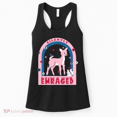 Silently Enraged Christmas Holidays Casual Women's Tank Top