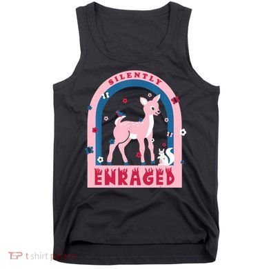 Silently Enraged Christmas Holidays Casual Tank Top