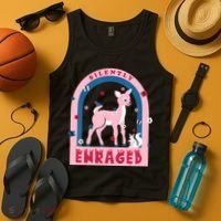 Silently Enraged Christmas Holidays Casual Tank Top thumb 4