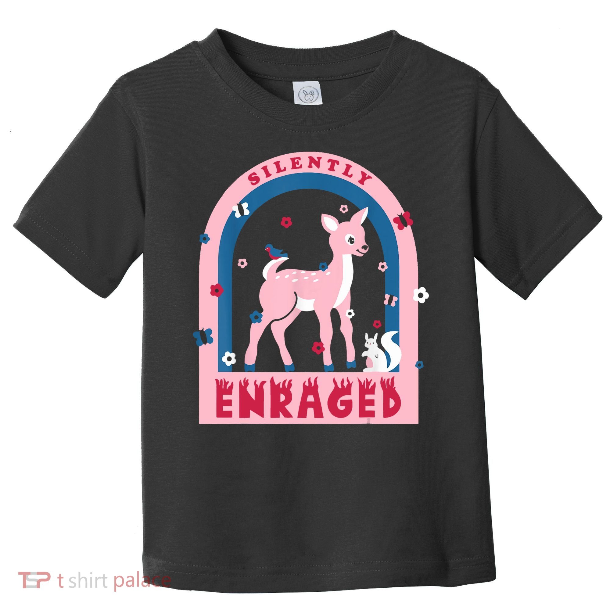 Silently Enraged Christmas Holidays Casual Toddler T-Shirt