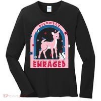 Silently Enraged Christmas Holidays Casual Women's Long Sleeve Shirt thumb 0